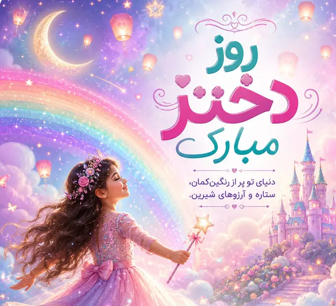دختر روز نمی خواهد کمی امنیت به او بدهید تمام روزها روز دختر می شود
