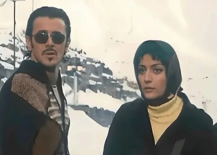 امین حیایی و السا فیروز آذر در فیلم زن زیادی