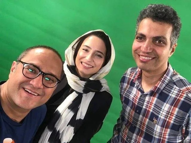 نگار جواهریان و رامبد جوان در کنار عادل فردوسی پور