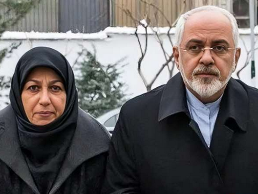 ظریف و همسرش مریم ایمانیه