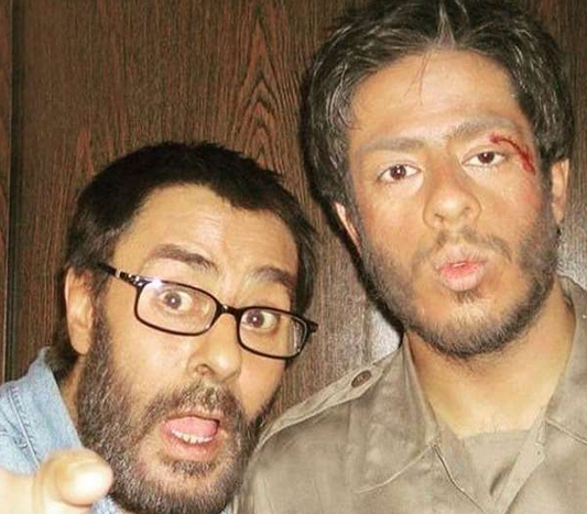 پوریا شکیبایی و همسرش پریا زاغند