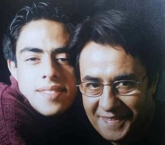 پوریا شکیبایی و همسرش پریا زاغند