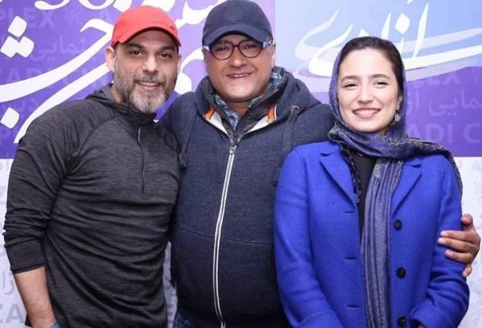 نگار جواهریان در کنار رامبد جوان و پیمان معادی