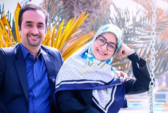 نیما کرمی و همسرش زینب زارع