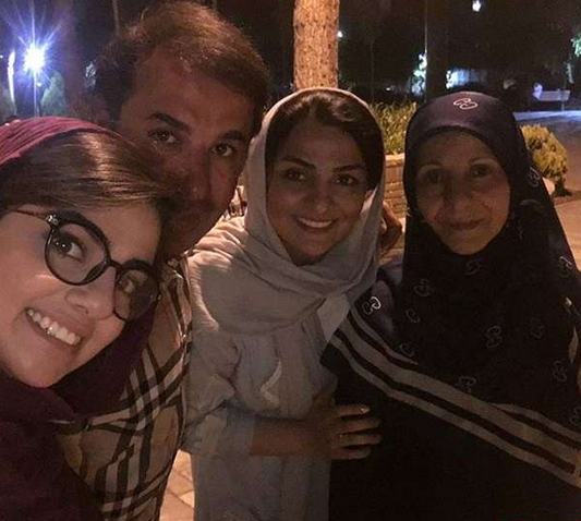 سهیلا جوادی همسر علی سلیمانی و دخترش سبا