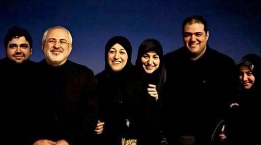 ظریف و همسرش مریم ایمانیه