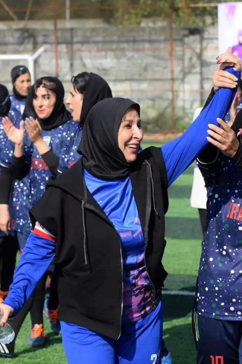 مرجانه گلچین فوتبالیست شد! 