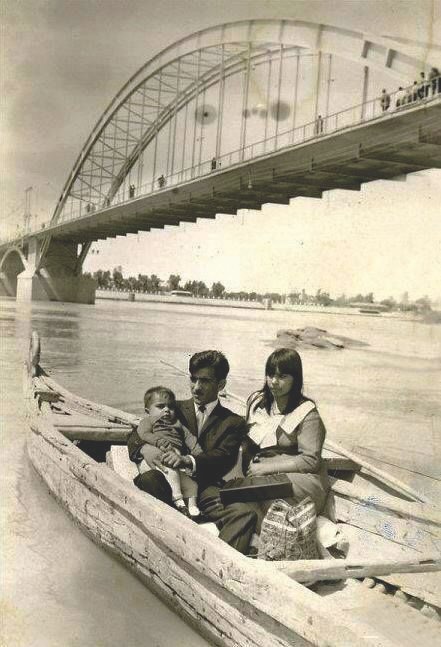 قاب تاریخ عکسی از پل سفید اهواز دهه ۴۰