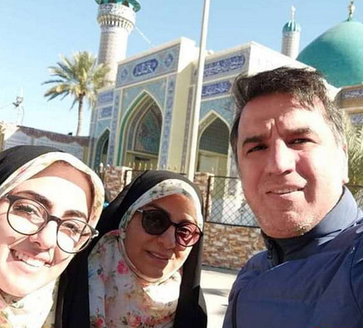سهیلا جوادی همسر علی سلیمانی و دخترش سبا