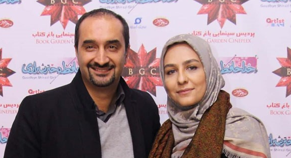نیما کرمی و همسرش زینب زارع