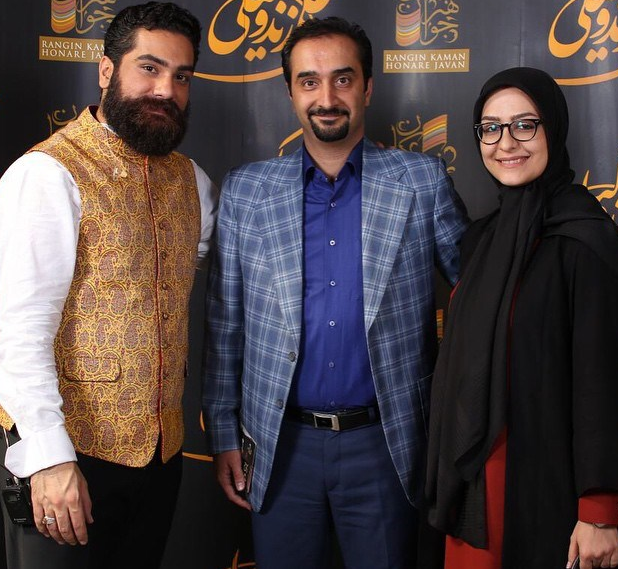 نیما کرمی و همسرش زینب زارع