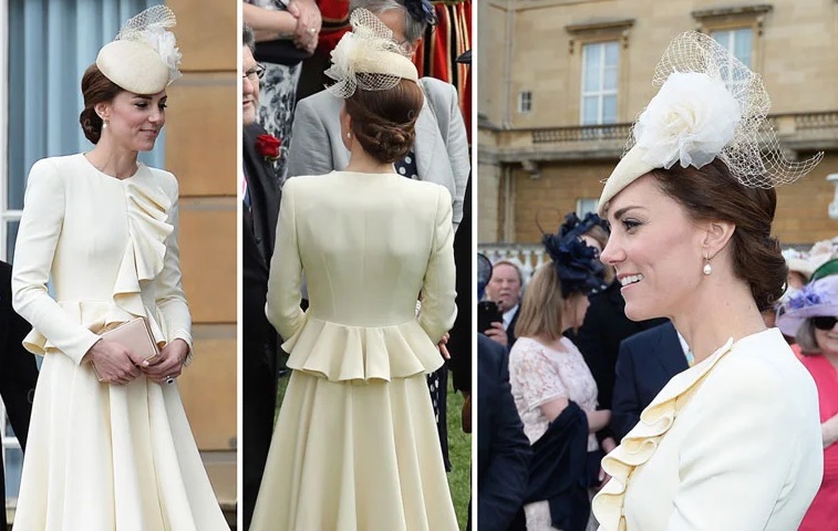 Kate-Garden-Party-Ivory-McQueen-Repeat-Christening-Look-Samurai-Folds-May-24-2016-Montage
