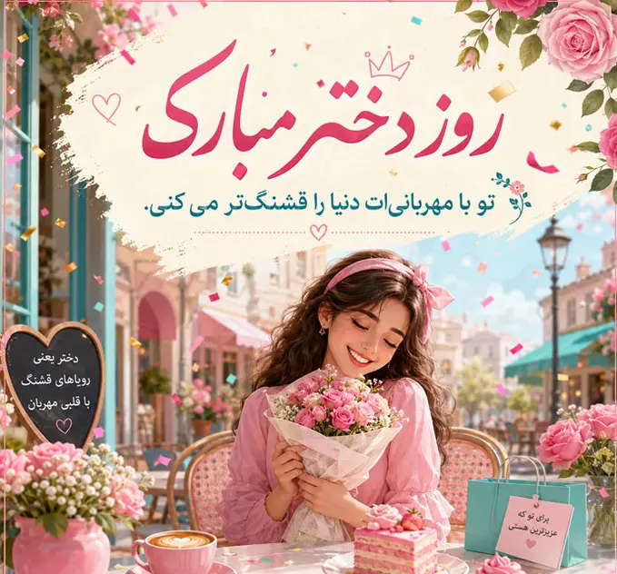 دختر روز نمی خواهد کمی امنیت به او بدهید تمام روزها روز دختر می شود