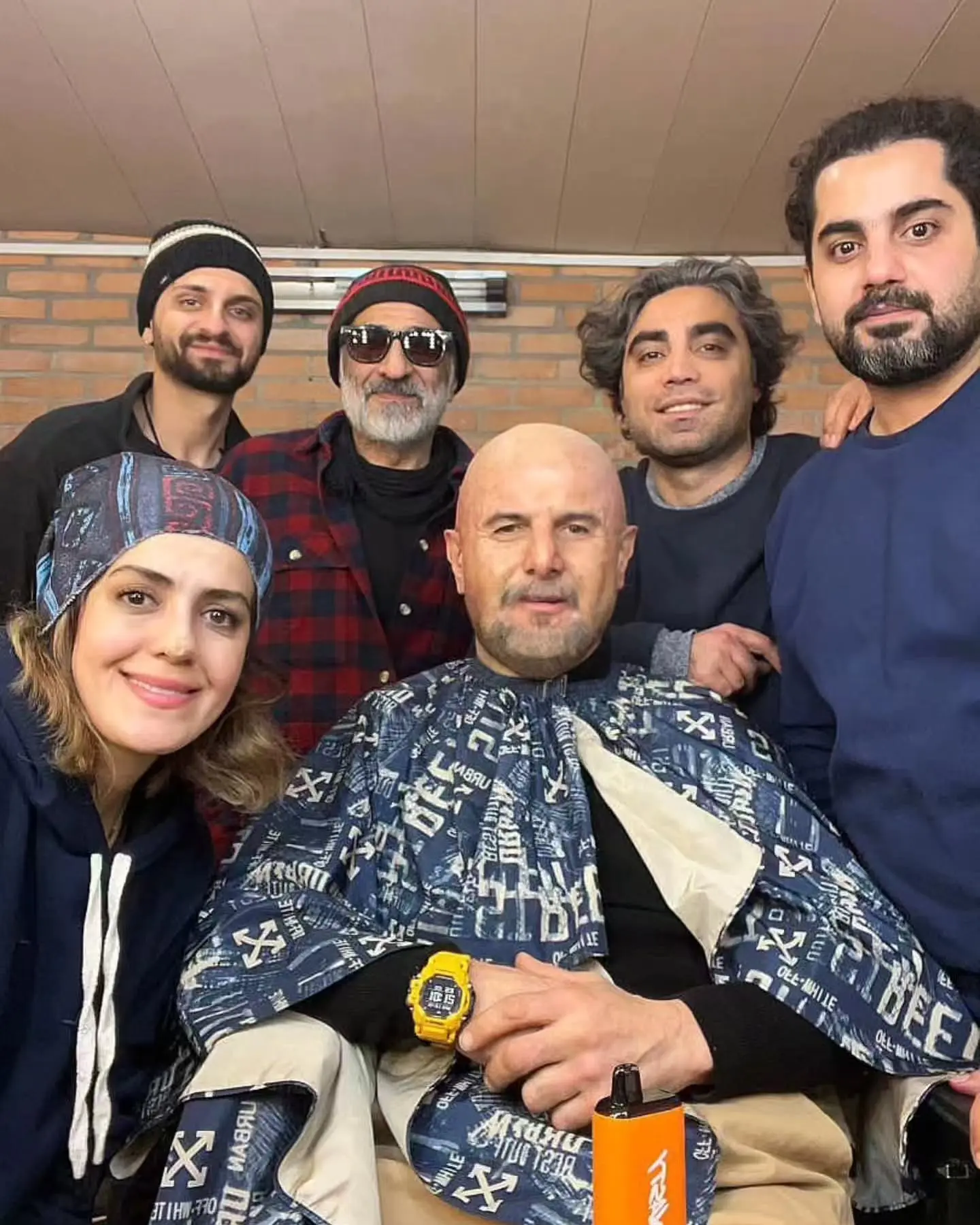 گریم امین حیایی در قاسق سواری در تهران