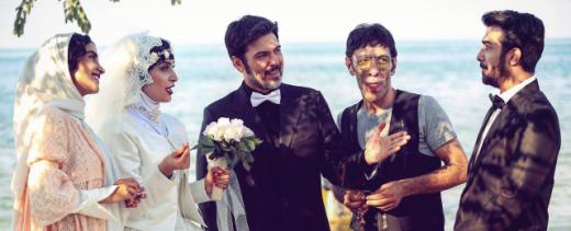 آلبوم عروسی کوروش تهامی و همسر غیرواقعی اش 