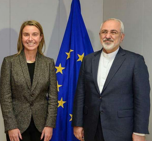 ظریف و همسرش مریم ایمانیه