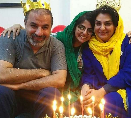 سهیلا جوادی همسر علی سلیمانی و دخترش سبا