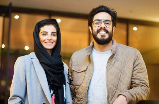 پوریا شکیبایی و همسرش پریا زاغند