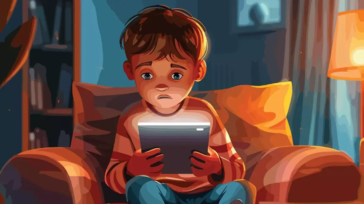 اعتیاد کودکان به موبایل