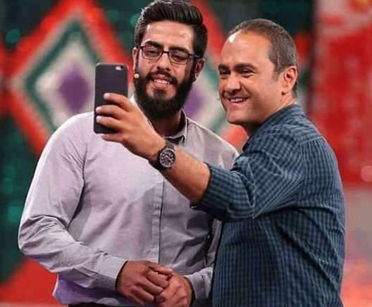 پوریا شکیبایی و همسرش پریا زاغند