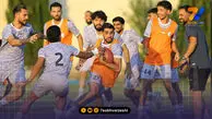 تمرین متفاوت استقلال؛ فوتبال آمریکایی در برنامه آبی‌ها!