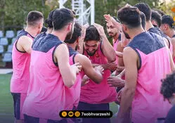 اولین تمرین دانیال ایری با پرسپولیس