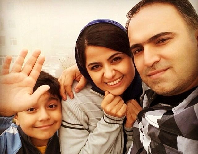 الهه زحمتی و همسرش