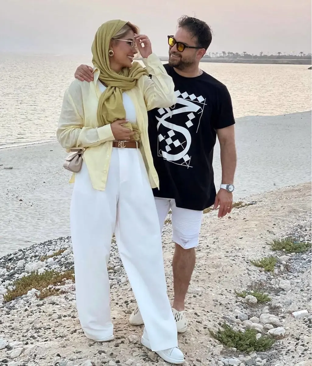 پریا پرتوی فرد و شوهر اول و دومش /بابک و حمید 