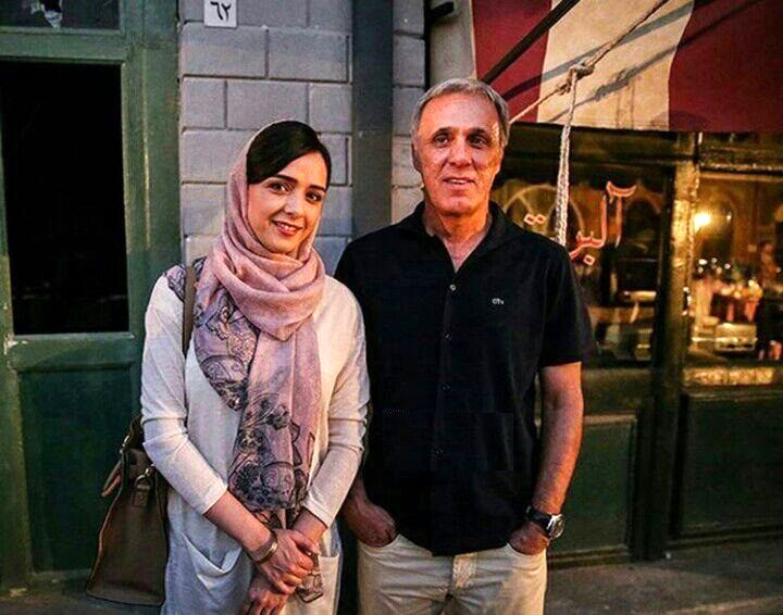 ترانه علیدوستی با پدرش