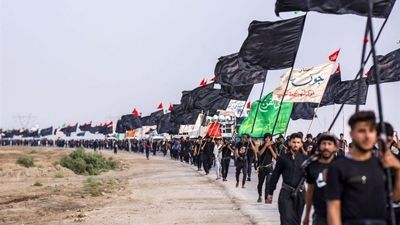 مسمومیت زائران در مسیر نجف به کربلا به علت نشت گار کلر + فیلم