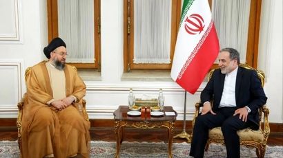 دیدار رهبر جریان حکمت ملی عراق با وزیر امور خارجه