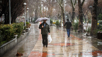 هواشناسی ایران۱۴۰۳/۱۲/۱۹؛ این استان‌ها باران و برف می‌بینند