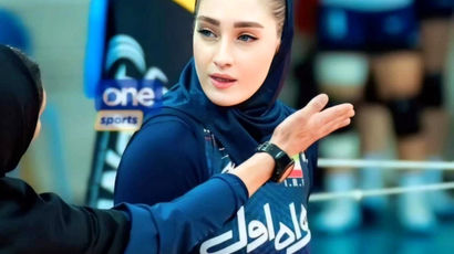 کیک تولد آیتک سلامت کاپیتان چشم نگی و زیبای تیم ملی والیبال