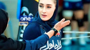 کیک تولد آیتک سلامت کاپیتان چشم نگی و زیبای تیم ملی والیبال