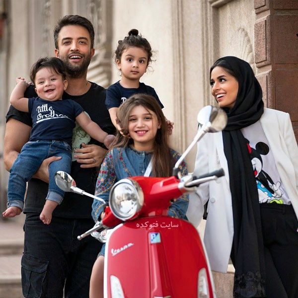 عکس فرزندان بنیامین بهادری و شایلی محمودی