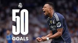 50 گل امباپه برای رئال مادرید