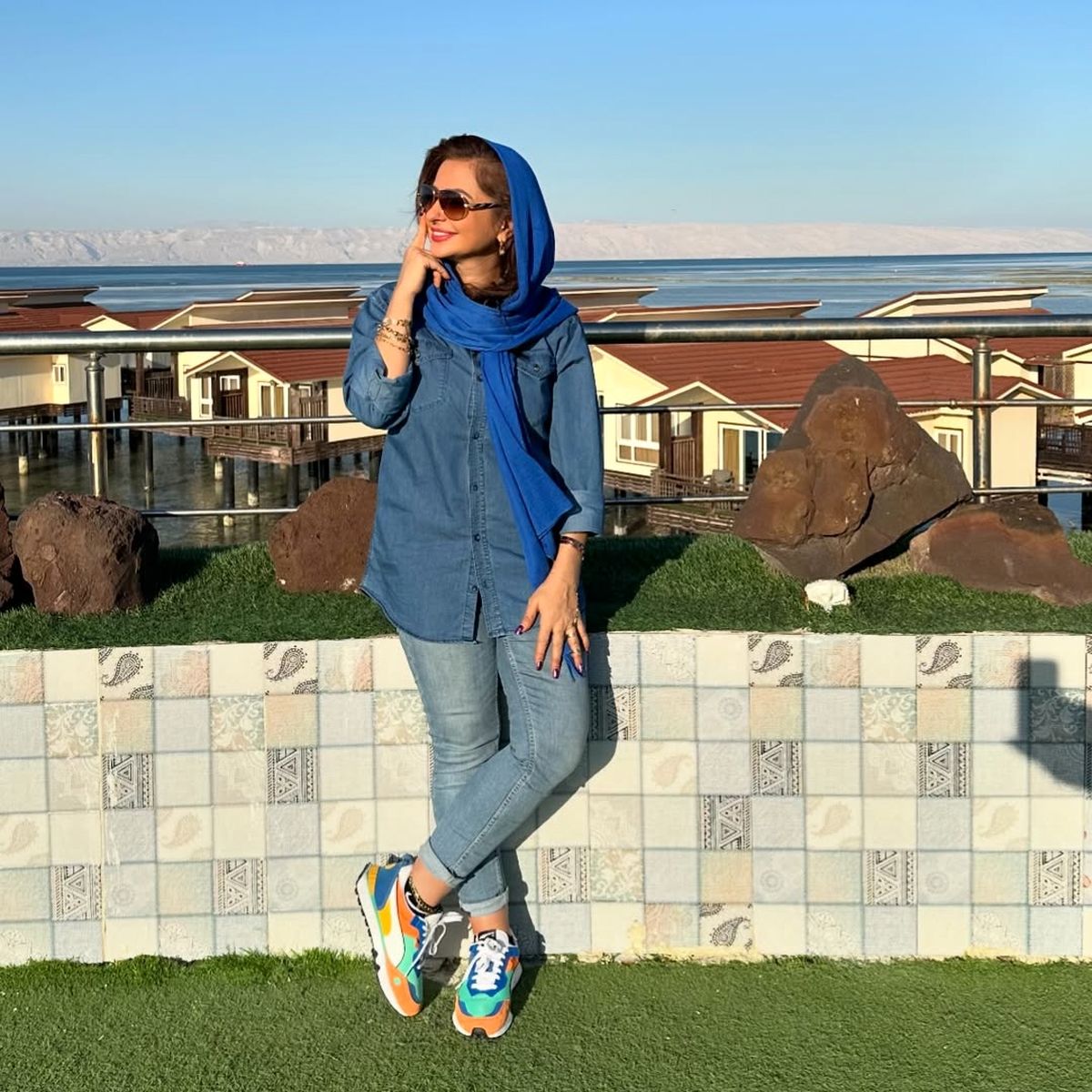 عکسهای نفیسه روشن در شانگهای چین!