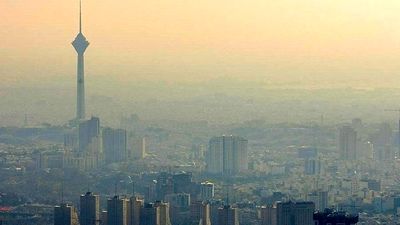 شاخص آلودگی هوا تهران دوشنبه شب ۱۶ تیر ۱۴۰۴ در وضعیت خطرناک؛ منطقه‌ای با شاخص ۵۰۰