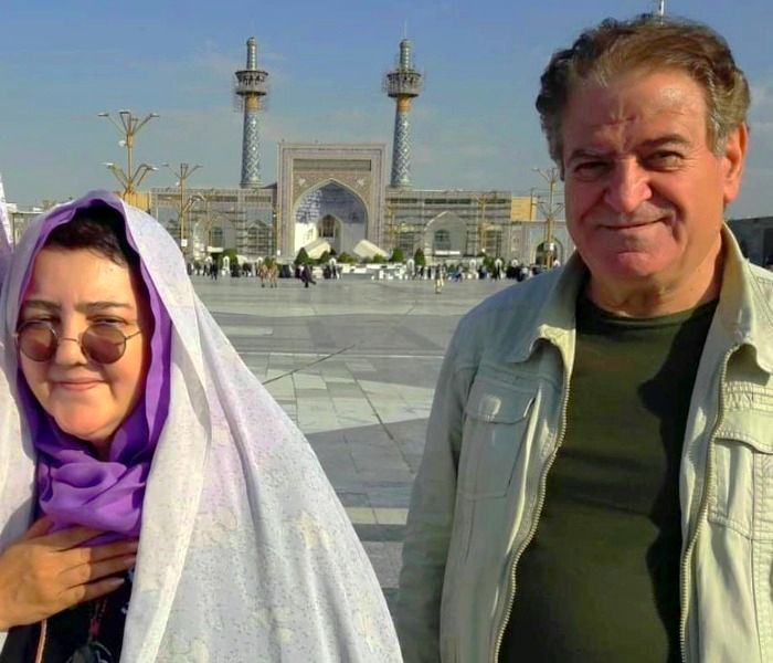 کاظم هژیرآزاد و همسرش