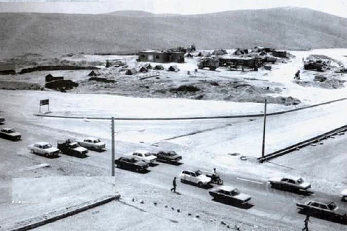 سفر در زمان به قلب تهران قدیم؛ تصویری ناب از بزرگراه مدرس در 55 سال پیش