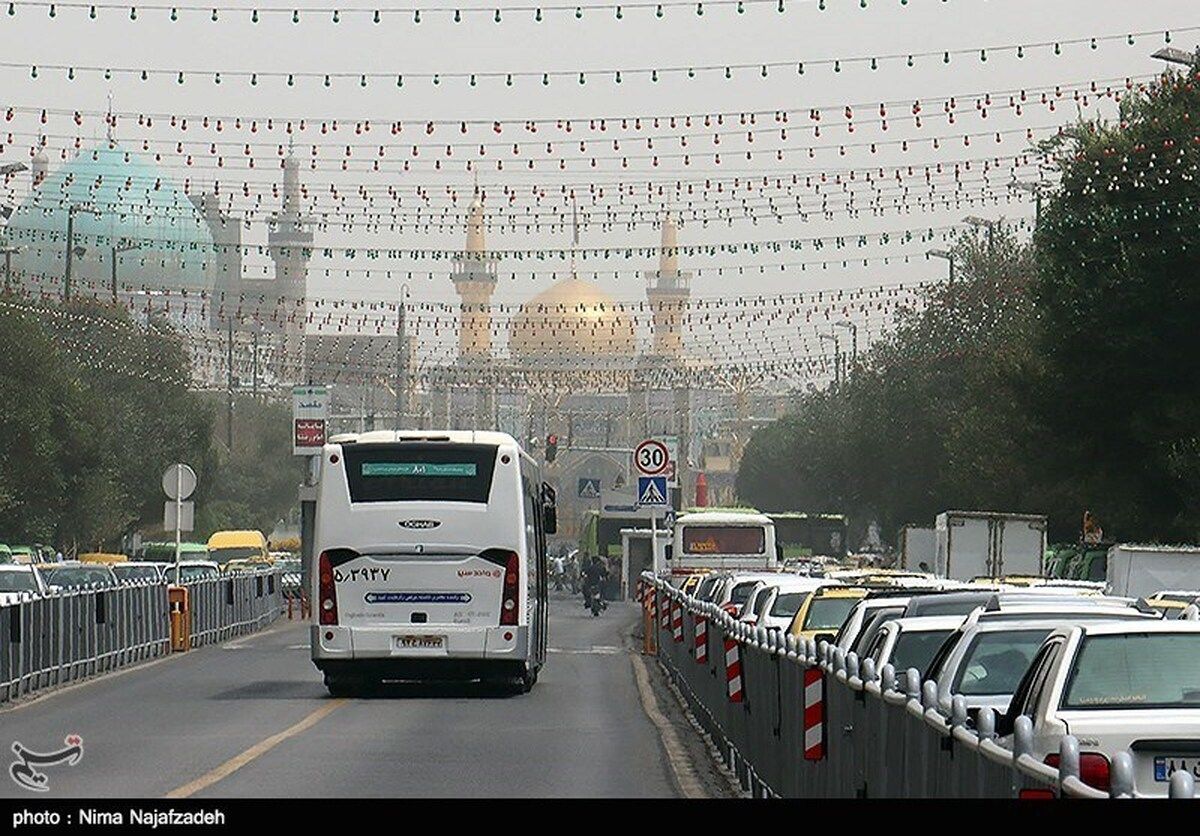 شاخص آلودگی هوا مشهد به مرز خطر رسید