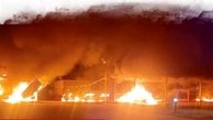 آتش زدن شهربازی پس از جنایت مسلحانه در مشهد