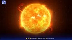 تصویر باورنکردنی از سقوط یک انسان بر روی خورشید!