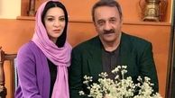 چهره دیدنی علی اوسیوند بازیگر سریال آلا همراه همسرش