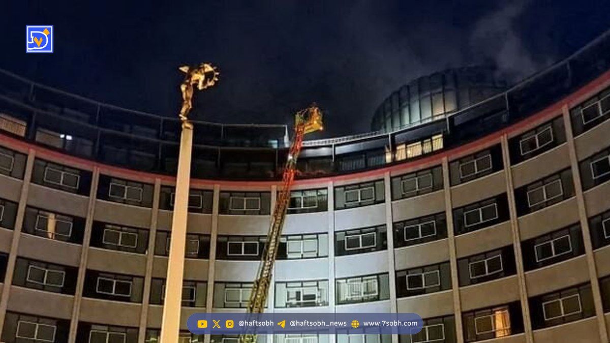 آتشسوزی در ساختمان سابق بیبیسی در غرب لندن