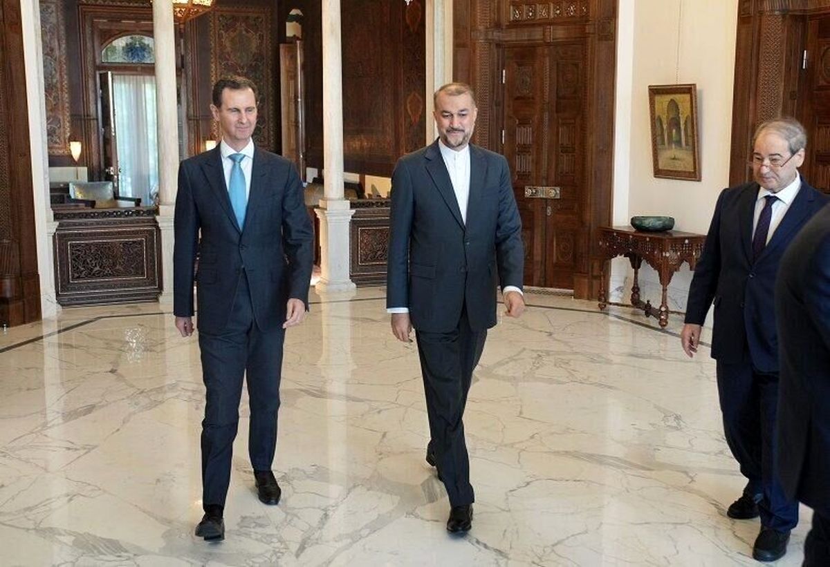 دیدار امیرعبداللهیان با بشار اسد + جزئیات
