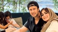 ست عاشقانه سپیده بزمی‌پور و شاهرخ استخری با  چرم و عینک