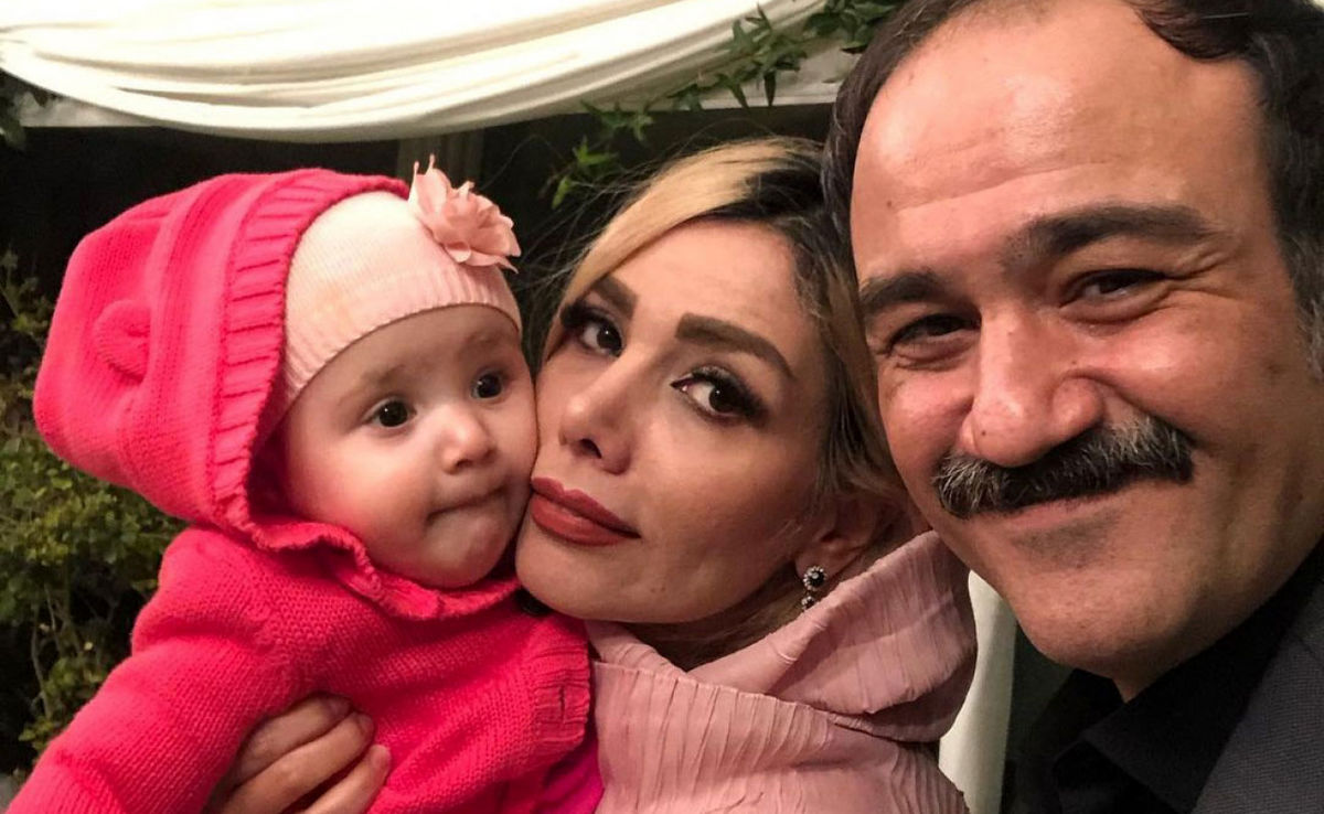 عکس‌های دیدنی مهران غفوریان، همسر و دخترش هانا