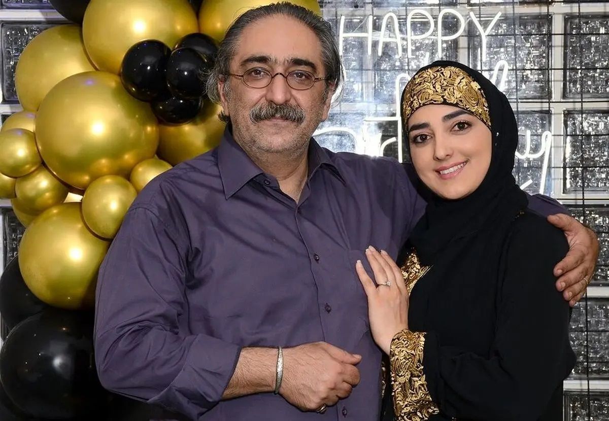 قاب خانوادگی مجری تلویزیون در هیئت + عکس