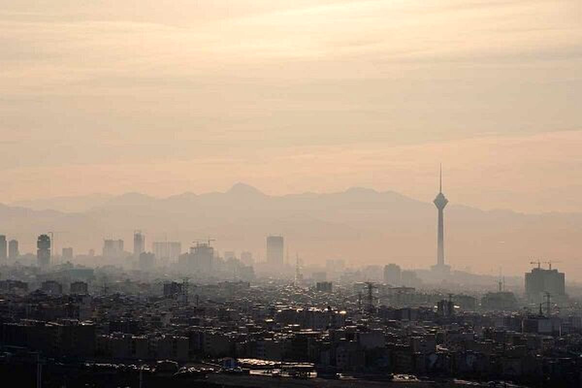 کیفیت هوای تهران در وضعیت ناسالم